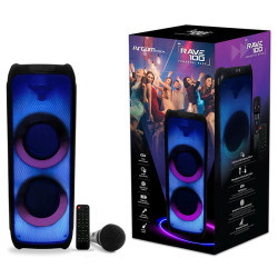 Argom Tech ARG-SP-4010BK Rave 100 Flame LED Bluetooth