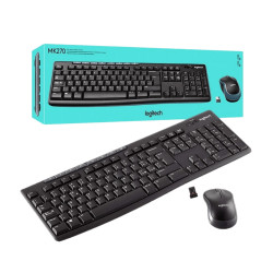 Teclado Logitech MK270 + Mouse Wireless
