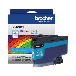 Tinta Brother LC406XLCS - Cian