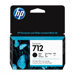 HP 712 (3ED70A) Negro (38ml) - Cartucho de Tinta