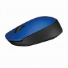 Logitech M170 Óptico/Wireless - Mouse Azul