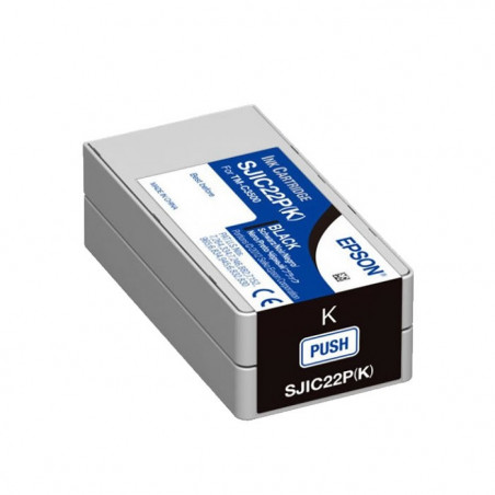 Epson SJIC22P(K) - Cartucho de Tinta Negra