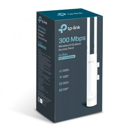 TP-Link EAP110-Outdoor V3 - Punto de Acceso Inalámbrico N a 300Mbps de Exterior