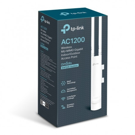 TP-Link EAP225-Outdoor - Punto de Acceso AC1200 Wireless MU-MIMO de exterior/interior