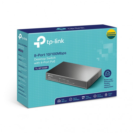 TP-Link TL-SF1008P - Switch PoE 8 Puertos 10/100Mbps