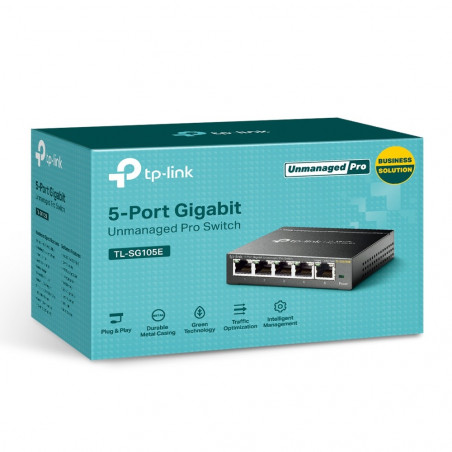 TP-Link TL-SG105E - Switch Easy Smart de 5 puertos Gigabit