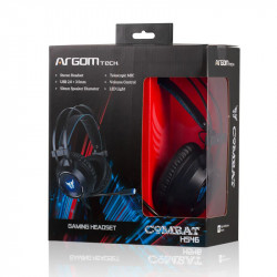 Auricular Argom Tech (ARG-HS-2846BK) Combat HS46 Gaming Headset con Micrófono
