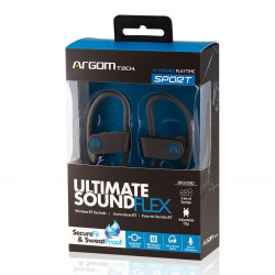 Auricular Argom Tech (ARG-HS-2025GR) Ultimate Sound Flex BT Earbuds (Gris)
