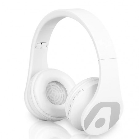 Auricular Argom Tech (ARG-HS-2552WT) Ultimate Sound Vibe BT Wireless Headset (Blanco)