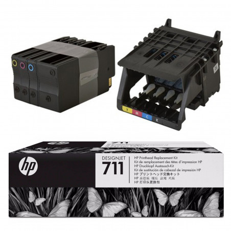 HP 711 (C1Q10A) - Kit reemplazo cabezal de impresión HP DesignJet