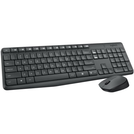 Logitech MK235 Inalámbrico - Teclado + Mouse