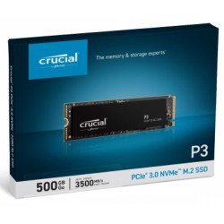 SSD 500 GB Crucial P3 M.2 NVMe