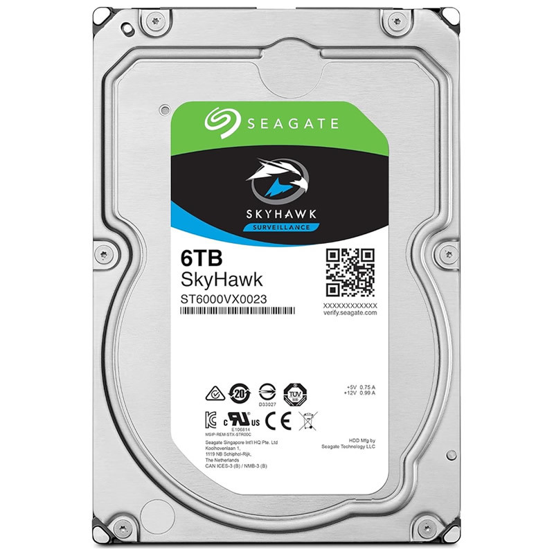 HDD 6 TB Seagate 5400 RPM Surveillance 3.5" 256 MB