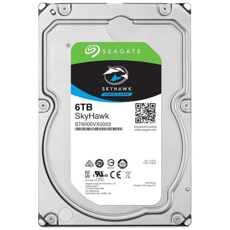 HDD 6 TB Seagate 5400 RPM Surveillance 3.5" 256 MB