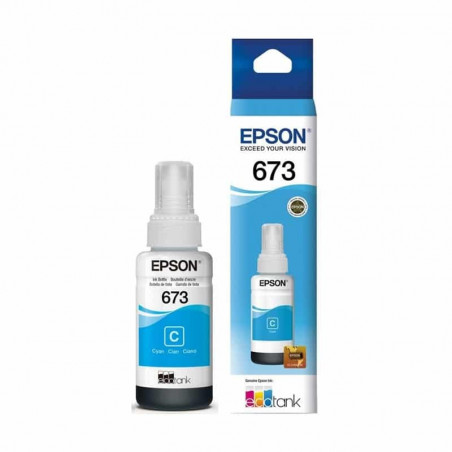 Epson T673220 Cian - Botella de Tinta