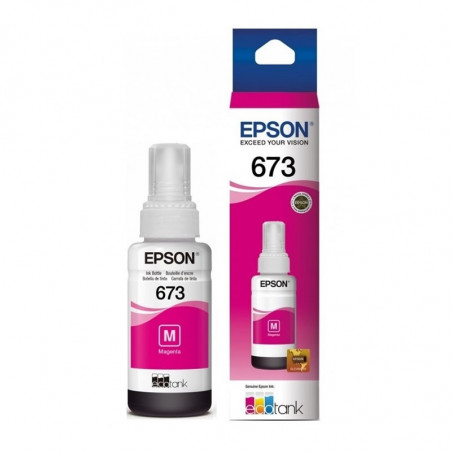 Epson T673320 Magenta - Botella de Tinta