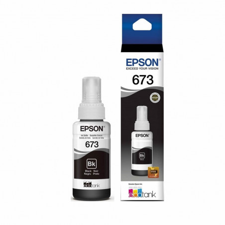 Epson T673120 Negro - Botella de Tinta